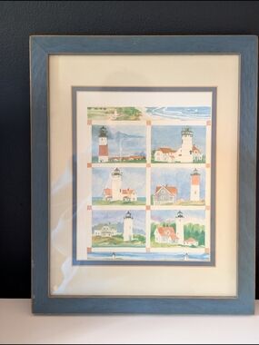 Cape Cod and Islands Lighthouses Limited Edition Print by Sandra Peterson
